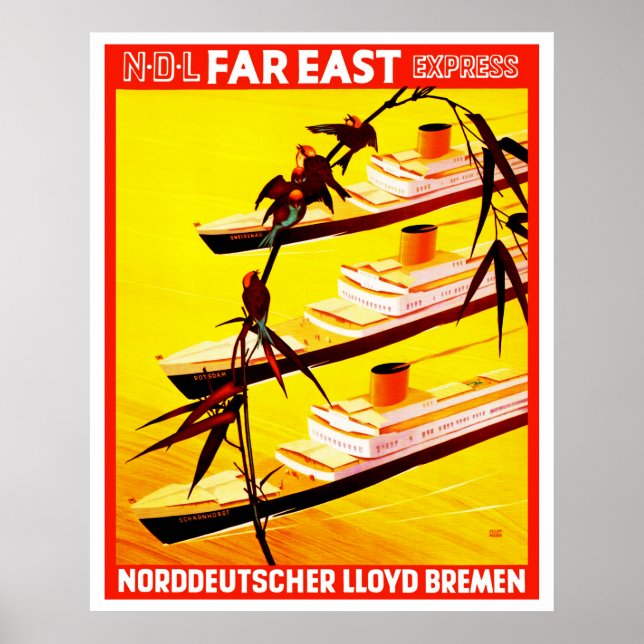 Póster Lejano Oriente Express (Frente)