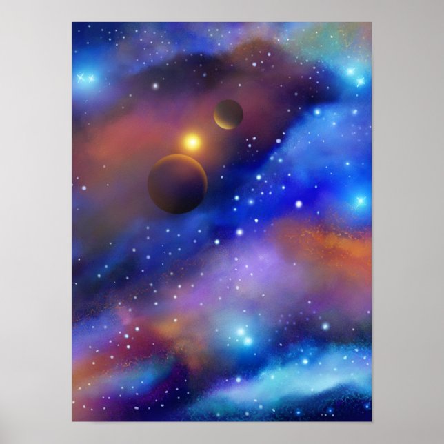 Póster Lejos del espacio (Frente)