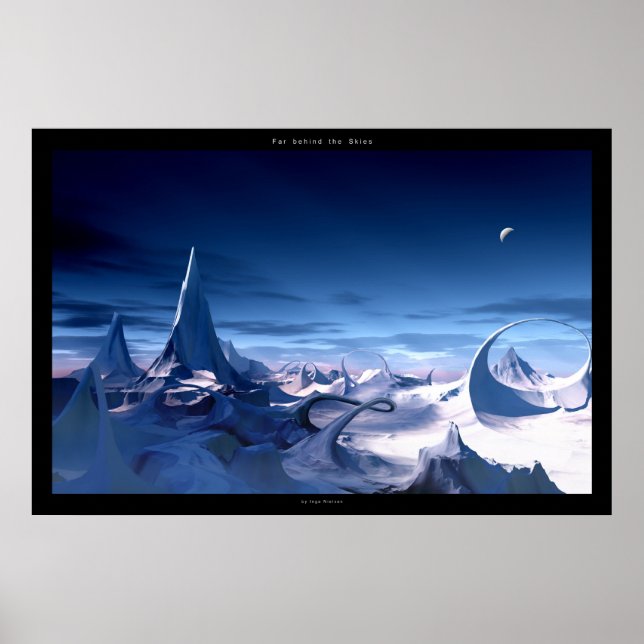 Póster Lejos detrás de los cielos (Frente)