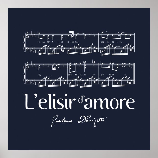 Póster L'elisir d'amore 2 (Frente)