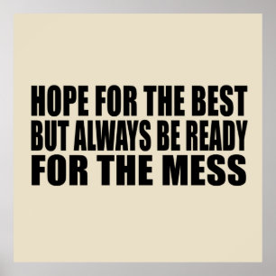 Póster lemas sarcásticos graciosos