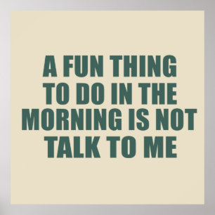 Póster lemas sarcásticos graciosos