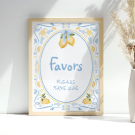 Póster Lemon Bridal Shower Favorita