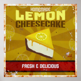 Póster Lemon Cheesecake