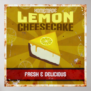 Póster Lemon Cheesecake