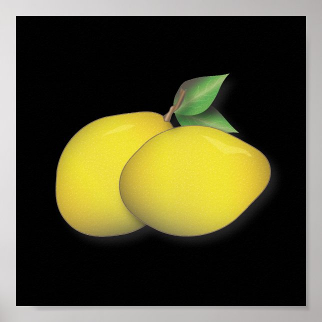 Póster Lemon Duo Poster de audacia y cocina moderna (Frente)