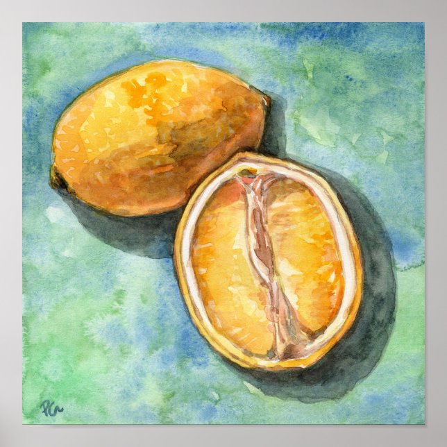 Póster Lemon feliz (Frente)