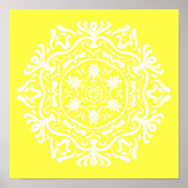 Póster Lemon Mandala (Frente)