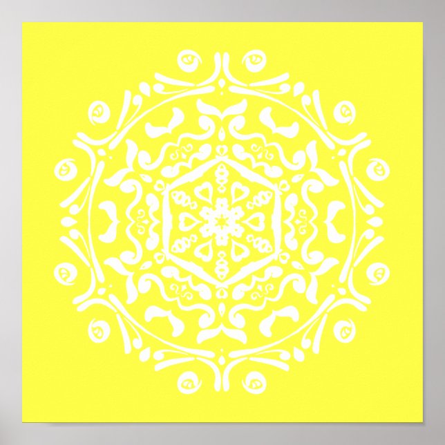 Póster Lemon Mandala (Frente)