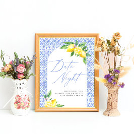 Póster Lemon Positano: Más ideas de citas nocturnas