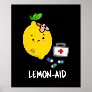 Póster Lemon Pun Dark BG