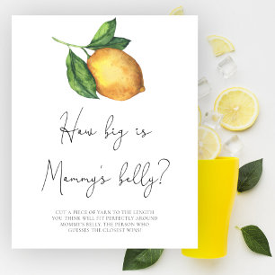 Póster Lemon ¿Qué tan grande es el juego del vientre de m