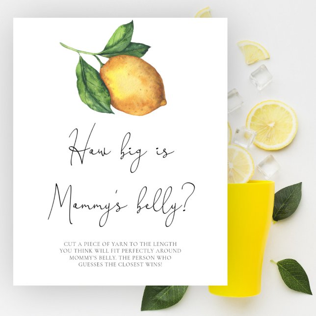 Póster Lemon ¿Qué tan grande es el juego del vientre de m (Subido por el creador)
