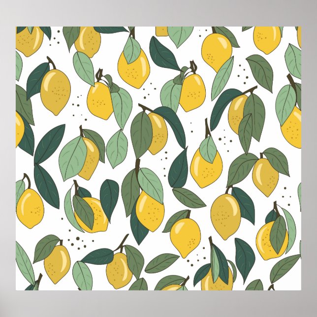 Póster Lemon Tropical: Brillante Viña sin Marea (Frente)