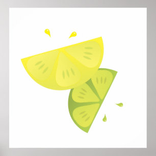 Póster Lemon y Lime Burst