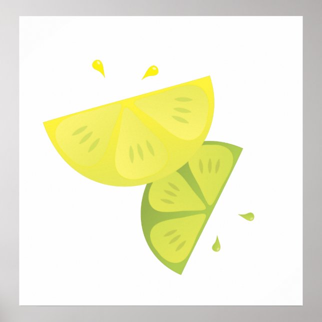 Póster Lemon y Lime Burst (Frente)