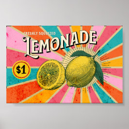 Póster Lemonade fresca