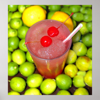 Póster Lemonade rosa