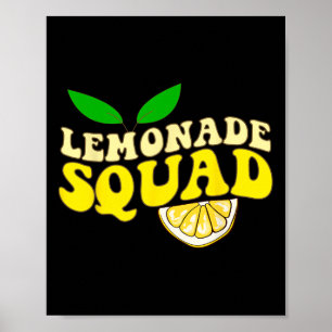 Póster Lemonade Squad Funny Para Stand Jefe Juice Su