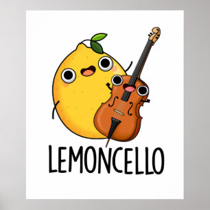 Póster Lemoncello Funny Bebe Pun