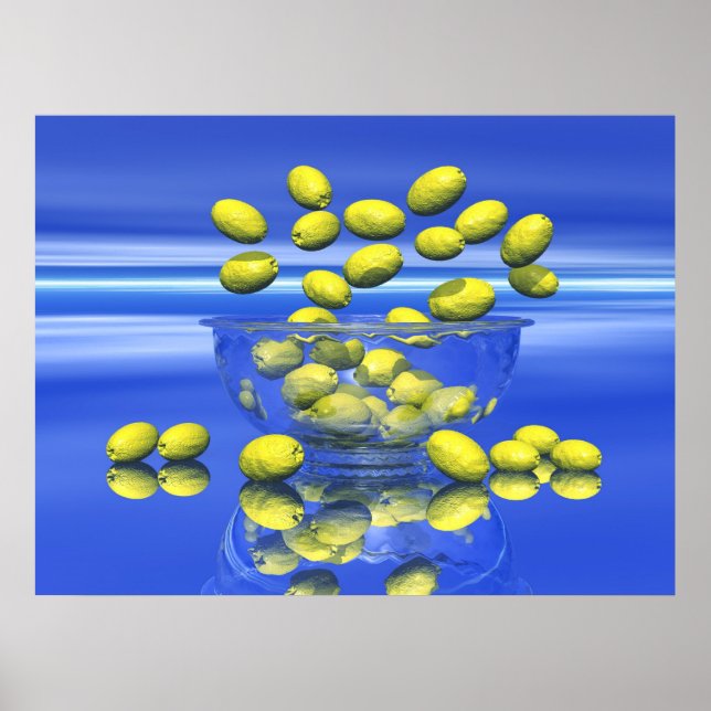 Póster Lemones felices (Frente)