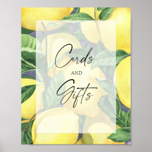 Póster LEMONES - Poster DE TARJETAS Y REGALOS