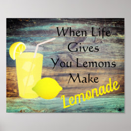 Póster Lemones y Lemonade