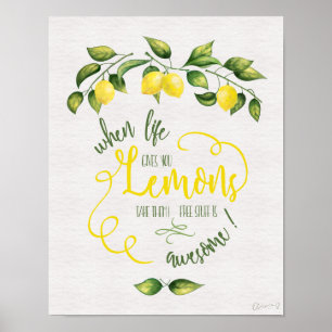 Póster Lemons and Laughter Poster
