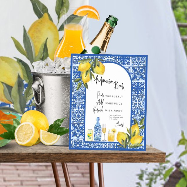 Póster Lemons & Mediterranean Tile Shower Mimosa Bar Rótu (Subido por el creador)