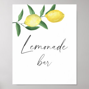 Póster Lemons - Poster de bebidas