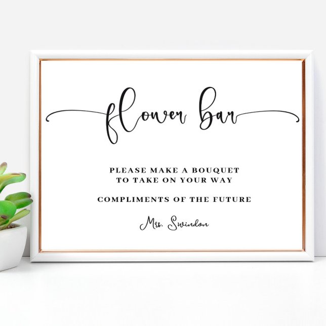 Póster Lemons y Floral Mimosa Bar Bridal Shower Poster (Subido por el creador)