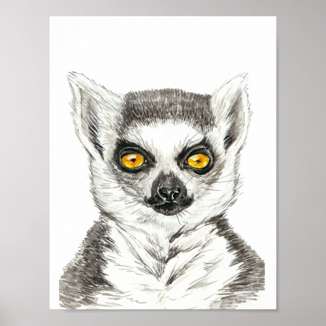 Póster Lemur (Frente)