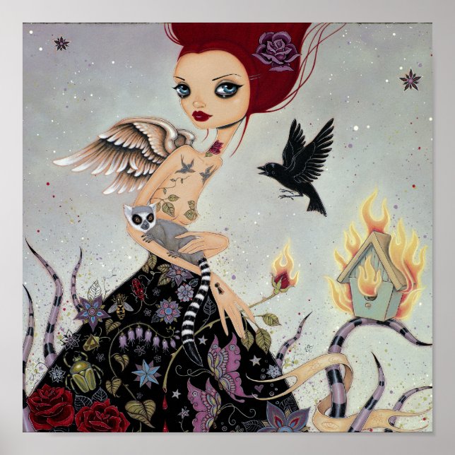 Póster Lemuridea Print (Frente)