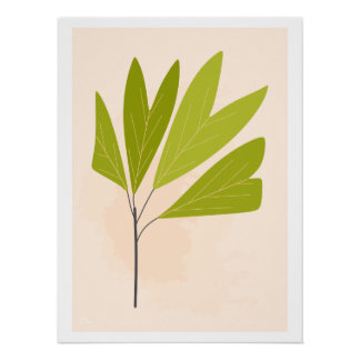 Póster Leña seca