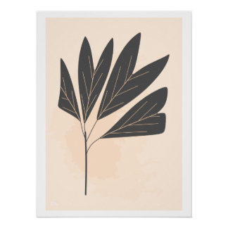 Póster Leña seca
