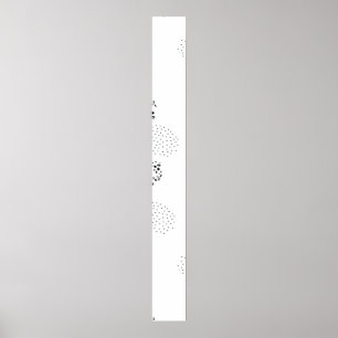 Póster Lenguaje, Letrero de pedestal de deriva de nieve