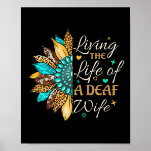 Póster Lenguaje Rótulo Viviendo La Vida De Una Orgullosa 