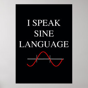 Póster Lenguaje sine