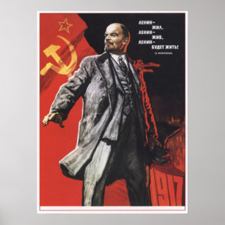 Póster Lenin Forever