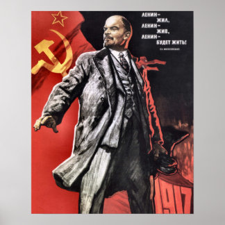 Póster Lenin Poster De La Revolución Rusa