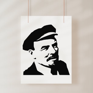Póster Lenin, URSS, CCCP, Unión Soviética, Comunismo