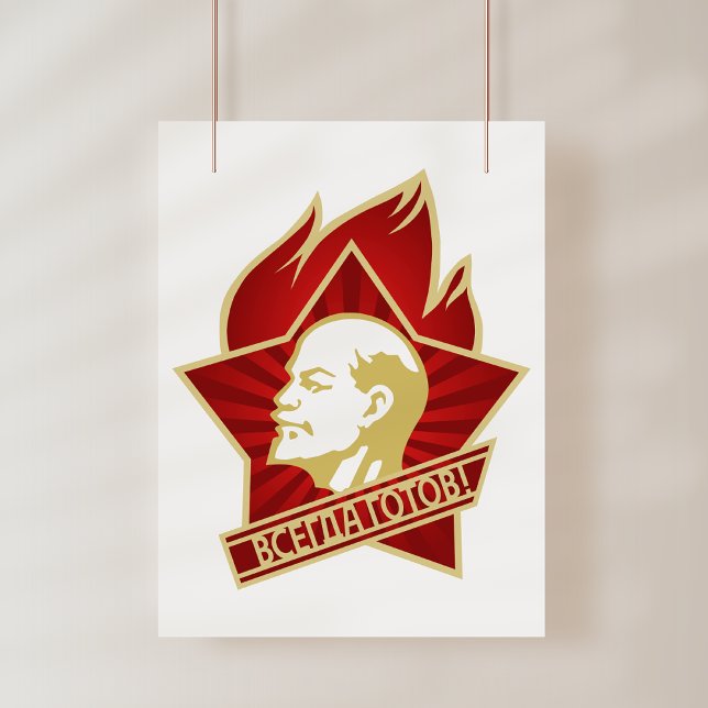 Póster Lenin, URSS, CCCP, Unión Soviética, Comunismo (Subido por el creador)