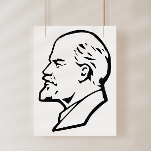 Póster Lenin, URSS, CCCP, Unión Soviética, Comunismo