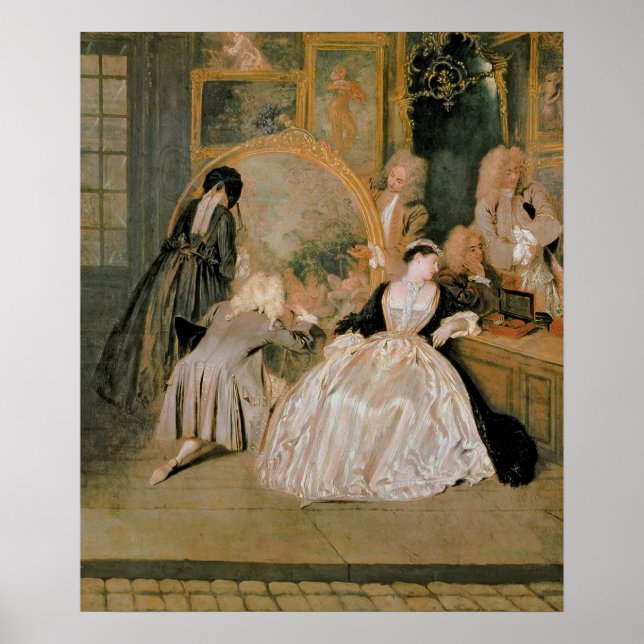 Póster L'Enseigne de Gersaint, 1720 (Frente)