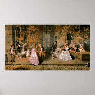 Póster L'Enseigne de Gersaint, 1720