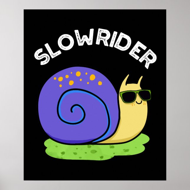 Póster Lenta travesía Graciosa De Caracol De Bajo Rider P (Frente)