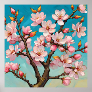 Póster Lente Bloesemontwaking