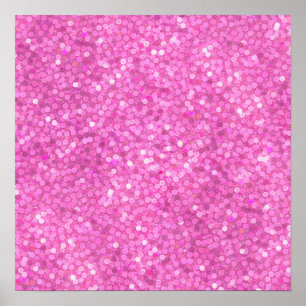 Póster Lentejuelas rosadas brillantes