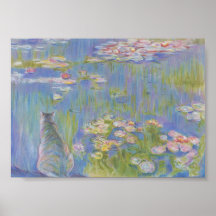 Lentira de agua y gato Oscar-Claude Monet