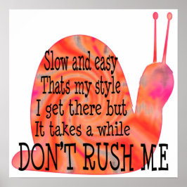 Póster lento y fácil